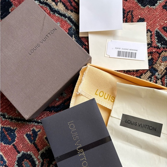 Louis Vuitton Wallet Box and Dust Bag Set ONLY, No Wallet - Picture 1 of 6